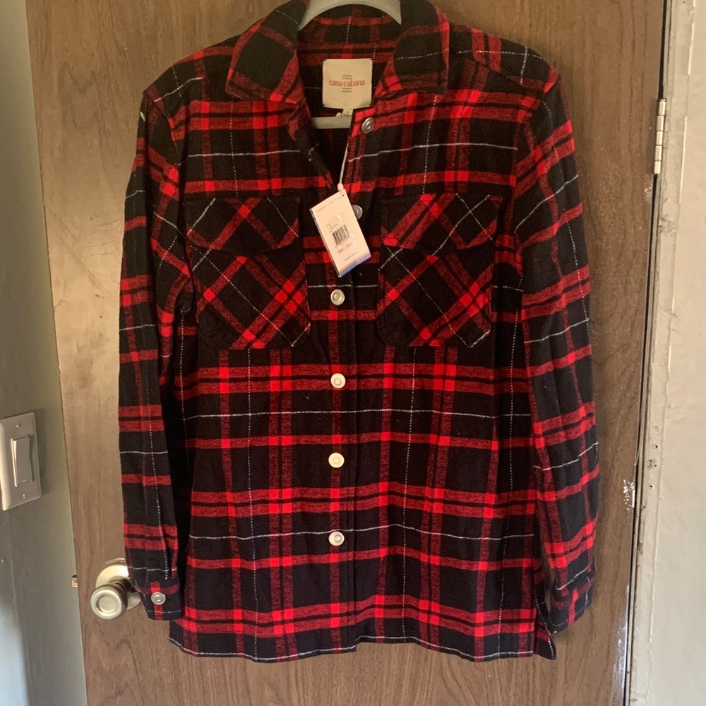 Casa Cabana women’s flannel Size S